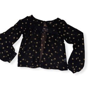 GB Black Long Sleeves Blouse